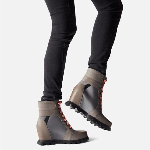 New Sorel Joan Of Arctic Wedge III Lexie Boots Women’s Size 6.5 - Picture 2 of 9